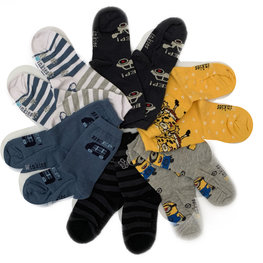 Jongens Sokken 6-paar met design mix Alle maten