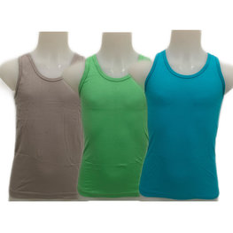 Embrator jongens Hemdjes 3-stuks grijs/groen/turquoise 98 t/m 146