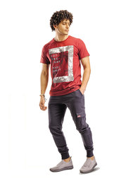 Embrator mannen Jogging set / Huispak Fade Away rood XL en 2XL