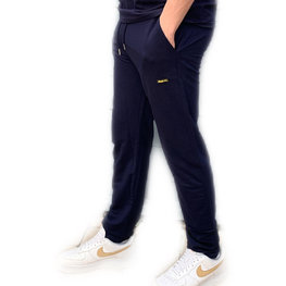 Embrator mannen Joggingbroek met rechte smalle pijpen donkerblauw Embrator mannen Joggingbroek met rechte smalle pijpen donkerblauw