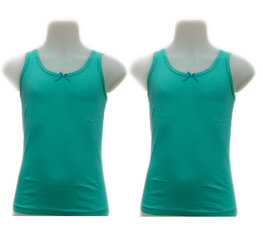 Embrator 2-stuks meisjes Hemdjes zeegroen 92 t/m 164