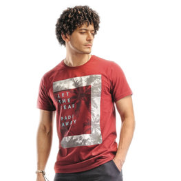 Embrator mannen T-shirt Fade Away donkerrood Embrator mannen T-shirt Fade Away donkerrood