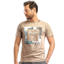 Embrator mannen T-shirt Relish beige Embrator mannen T-shirt Relish beige