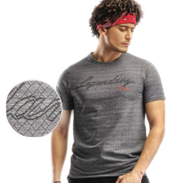 Embrator mannen T-shirt grafisch patroon grijs Embrator mannen T-shirt grafisch patroon grijs