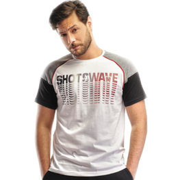 Embrator mannen T-shirt Shotswave wit Embrator mannen T-shirt Shotswave wit