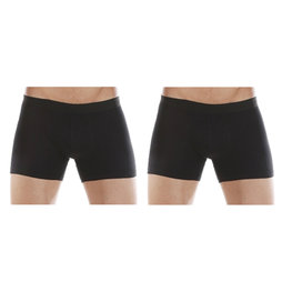 Embrator 2-pack mannen Boxer effen zwart M t/m 4XL