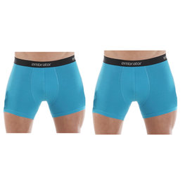 Embrator 2-stuks mannen Boxershort turquoise M t/m 4XL