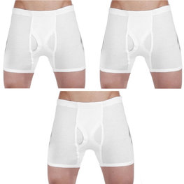 Embrator 3-stuks mannen Boxershorts met gulp