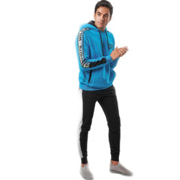 Embrator mannen Joggingpak blauw/zwart M t/m 3XL