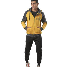 Embrator mannen Joggingpak geel M
