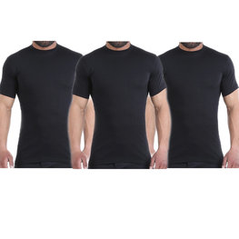 Embrator 3-stuks mannen T-shirt zwart Embrator 3-stuks mannen T-shirt zwart