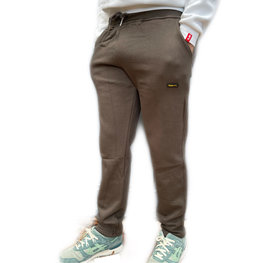 Shots mannen Joggingbroek met rechte smalle pijpen grijs/bruin