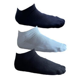 Embrator mannen Sneakersokken 6-paar wit zwart donkerblauw