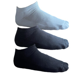 Embrator mannen Sneakersokken 6-paar wit zwart donkergrijs