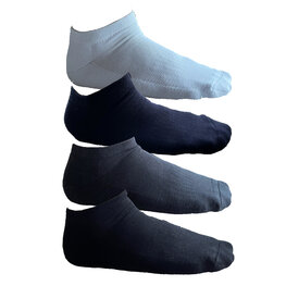 Embrator mannen Sneakersokken 12-paar wit zwart donkerblauw donkergrijs