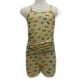 Embrator meisjes Ondergoed Mia setje Overall print zacht groen 128 t/m 164 Embrator meisjes Ondergoed Mia setje Overall print zacht groen 128 t/m 164
