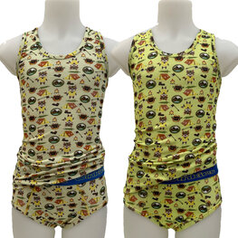 Embrator jongens Ondergoed 2-sets overall print Forrest 128 t/m 164