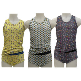 Embrator jongens Ondergoed 3-sets overall print mix 92 t/m 122