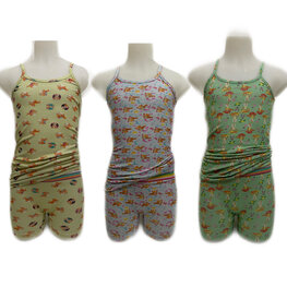 Embrator meisjes Ondergoed 3-sets overall print Mia 128 t/m 164 Embrator meisjes Ondergoed 3-sets overall print Mia 128 t/m 164