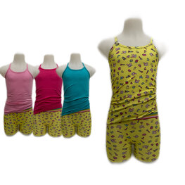 Embrator meisjes Spaghetti Ondergoed 5-stuks Koka geel 92 t/m 122 Embrator meisjes Spaghetti Ondergoed 5-stuks Koka geel 92 t/m 122