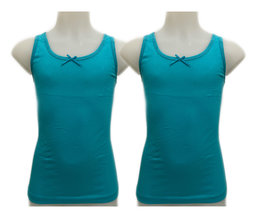 Embrator meisjes Hemdjes 2-stuks turquoise 104 t/m 164