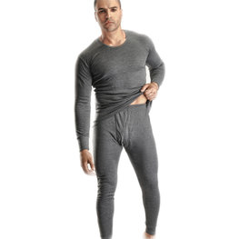 Embrator mannen Themo set donkergrijs melange