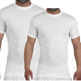 Embrator 2-pack heren T-shirt ronde hals wit Embrator 2-pack heren T-shirt ronde hals wit