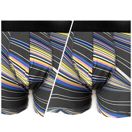 Embrator 2-pack heren Boxer Overall print grijs streep