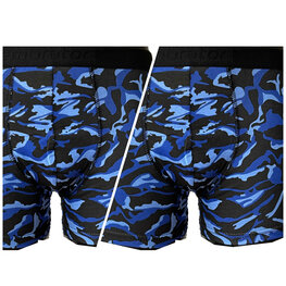 Embrator 2-pack mannen Boxershort Overall print kobalt