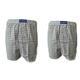 Embrator 2-stuks mannen Boxershort geruit