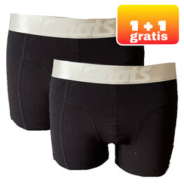 Shots 2-pack heren Boxershort zwart Shots 2-pack heren Boxershort zwart