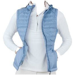 Func Factory dames Hybride Bodywarmer Shelly faded blue Func Factory dames Hybride Bodywarmer Shelly faded blue