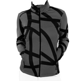 Func Factory dames technische fleece jasje Jade AOP zwart/wit Alleen 38 Func Factory dames technische fleece jasje Jade AOP zwart/wit Alleen 38