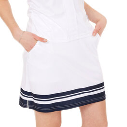 Func Factory dames Rokje Nora wit/donkerblauw