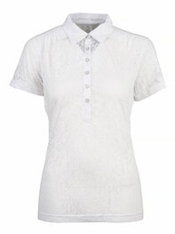 Func Factory dames polo Betty wit (doorschijnend) alleen 42