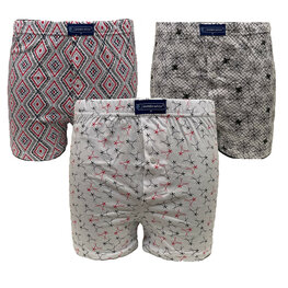 Embrator 3-pack heren Boxershort Loose Fit maat 3XL