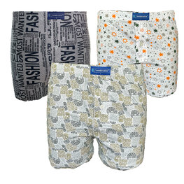 Embrator 3-pack heren Boxershort Loose Fit maat M