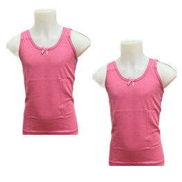 Embrator meisjes Hemdjes 2-stuks donker oudroze 128 t/m 164