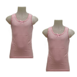 Embrator meisjes Hemdjes 2-suks licht roze 128 t/m 164