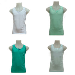 Embrator meisjes Hemdjes 4-stuks mix maat 128 t/m 164