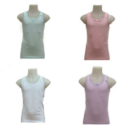 Embrator meisjes Hemdjes 4-stuks mix licht 128 t/m 164