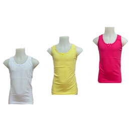 Embrator meisjes Hemdjes 3-stuks mix kleur 128 t/m 164