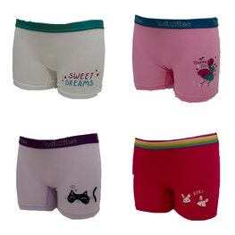 Embrator meisjes Boxershorts 4-stuks mix maat 104/110 Embrator meisjes Boxershorts 4-stuks mix maat 104/110