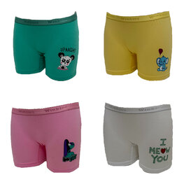 Embrator meisjes Boxershorts 4-stuks mix 912 maat 128/134