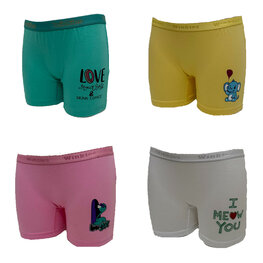 Embrator meisjes Boxershorts 4-stuks mix 909 maat 140/146