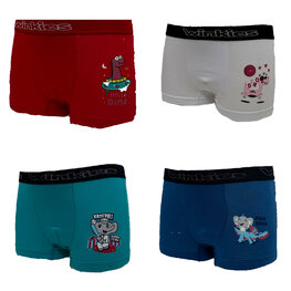 Embrator jongens Boxershorts 4-stuks mix gekleurd maat 92/98