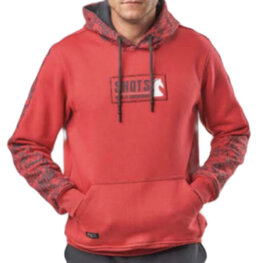 Embrator mannen Hoodie rood/donkergrijs