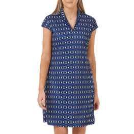 Func Factory dames Jurkje Sandy blue print t/m 48