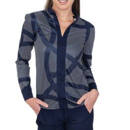 Func Factory dames longsleeve Top Kiara navy 36 t/m 44