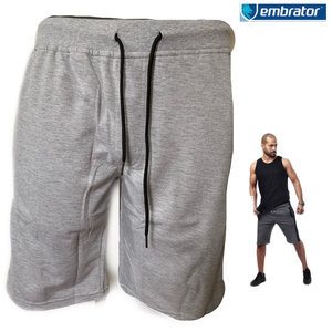 Embrator Jogging short licht grijs gemêleerd - simplycotton